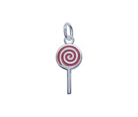 Lollipop Shaped Silver Charms CH-320-C